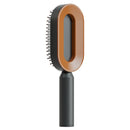 Self Cleaning Hair Brush For Women One-key Cleaning Hair Loss Airbag Hairbrush