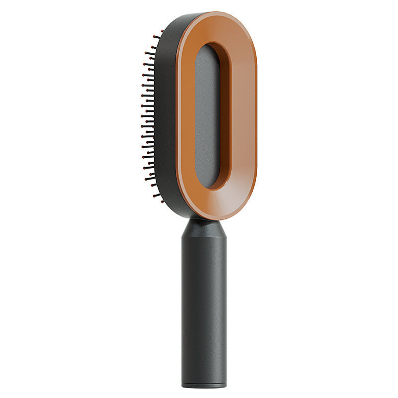 Self Cleaning Hair Brush For Women One-key Cleaning Hair Loss Airbag Hairbrush