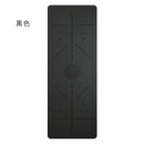 Yoga mat PU rubber luxury mat, women, anti-slip professional fitness mat