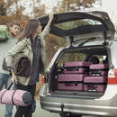 Vertical Striped Four In One Suitcase