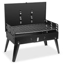 16.7x10x17.7in Portable Charcoal Grill Foldable BBQ Grill Shelf Outdoor Camping Picnics