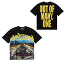 Men and Women American trend skull rock band basketball casual loose short-sleeved T-shirt