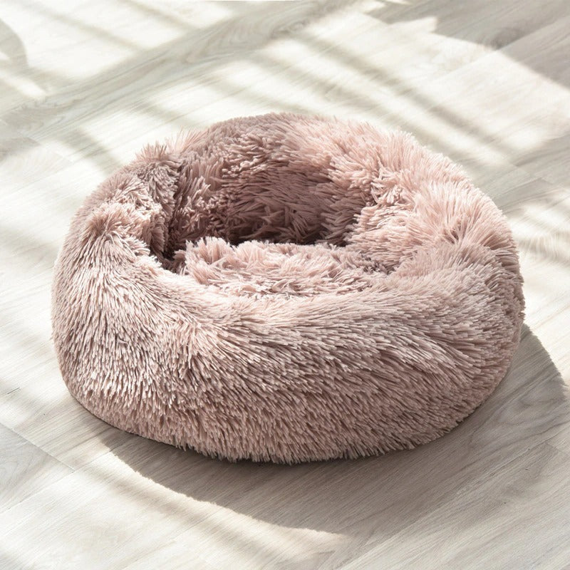 Dog Cat Bed Super Soft Washable Long Plush Pet Kennel Deep Sleep Velvet Mats Sofa Bed