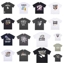 American fashion foaming couple short sleeve loose men and women T-shirt