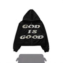 Men's Station single top letter print outdoor loose hoodie