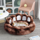 Cute Dog Cat Bear Paw Shape Bed, Furniture For Small And Medium Dogs Cats