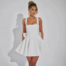 Temperament big bow party dress