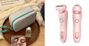 2 In 1 Hair Removal Epilator USB Rechargeable Trimmer Women Body Razor Face Leg Armpit