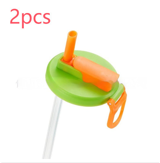 Soda Cola Can Lid with Straw Reusable Can Stopper For Soda Beer Drinks Juice Fits Standard Coke Can