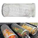 Portable Rolling Grilling BBQ Metal Basket