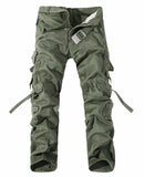 Men's Multi-pocket Cargo Pants Washed Hot Cargo Pants