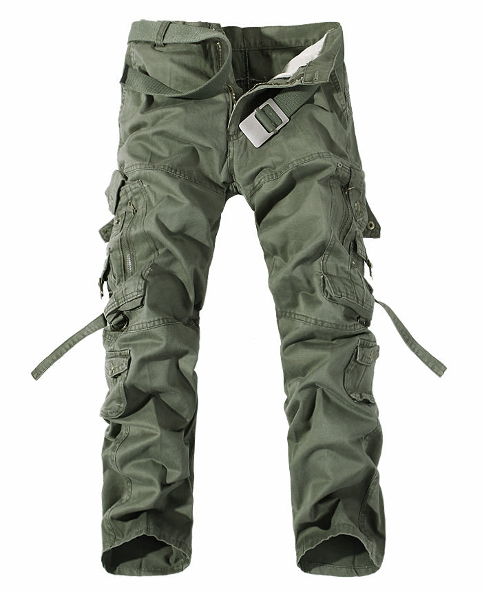 Men's Multi-pocket Cargo Pants Washed Hot Cargo Pants