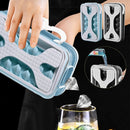 2in1 Portable Silicone Ice Ball Mold Ice Maker Water Bottle Ice Cube Kitchen Gadgets