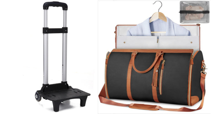 Large Capacity Travel Duffle Bag Women's Handbag Folding Suit Waterproof Bag