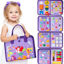 Children's Busy Board Dressing Buttoning Learning Baby Early Education Preschool Sensory Learning Toy