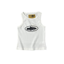 Basic printed vest street beauty sports casual men's and women's tops