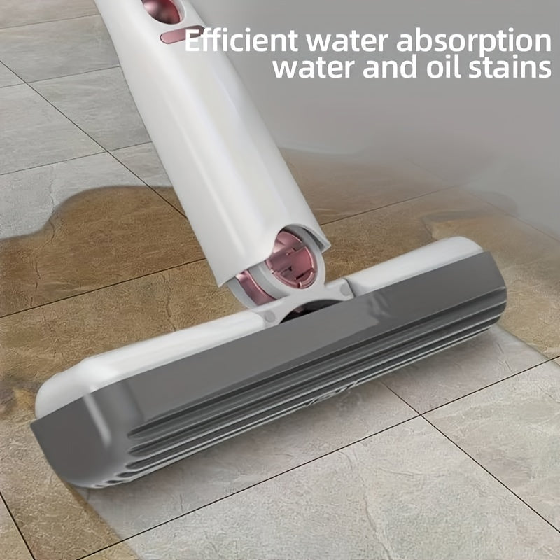 Portable Self-NSqueeze Mini Mop, Lazy Hand Wash-Free Strong Absorbent Mop Multifunction Cleaning Tools