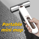 Portable Self-NSqueeze Mini Mop, Lazy Hand Wash-Free Strong Absorbent Mop Multifunction Cleaning Tools