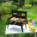 16.7x10x17.7in Portable Charcoal Grill Foldable BBQ Grill Shelf Outdoor Camping Picnics