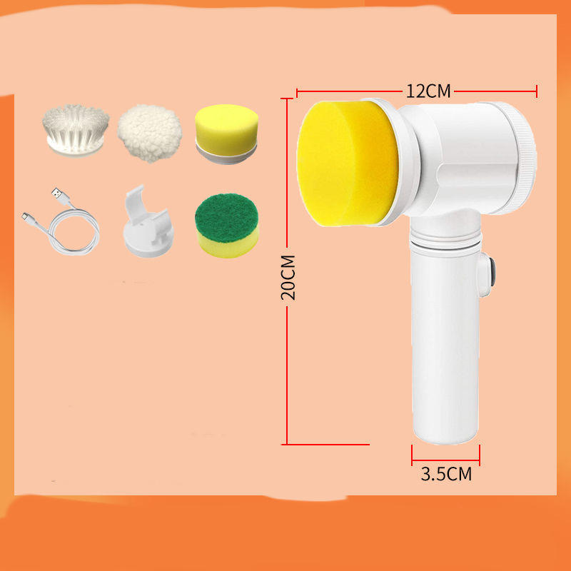 Multifunctional Rechargeable Electric Scrubber Dishwashing Brush