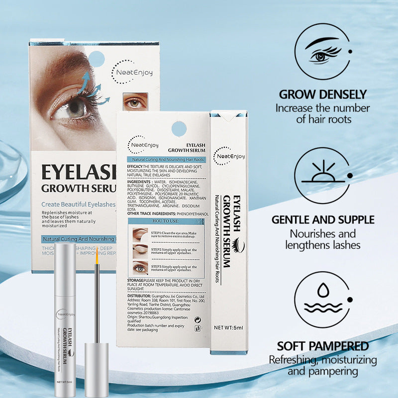 Eyelash Growth Serum for curly and thick eyelashes