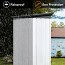 Carport 10x20 Heavy Duty Portable Carport Garage Tent for Outdoor Storage Shelter Khaki