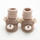Baby socks with thickened loops for autumn and winter, baby floor socks