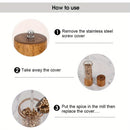 2 Pieces Of Advanced Acrylic Salt And Pepper Grinder Set