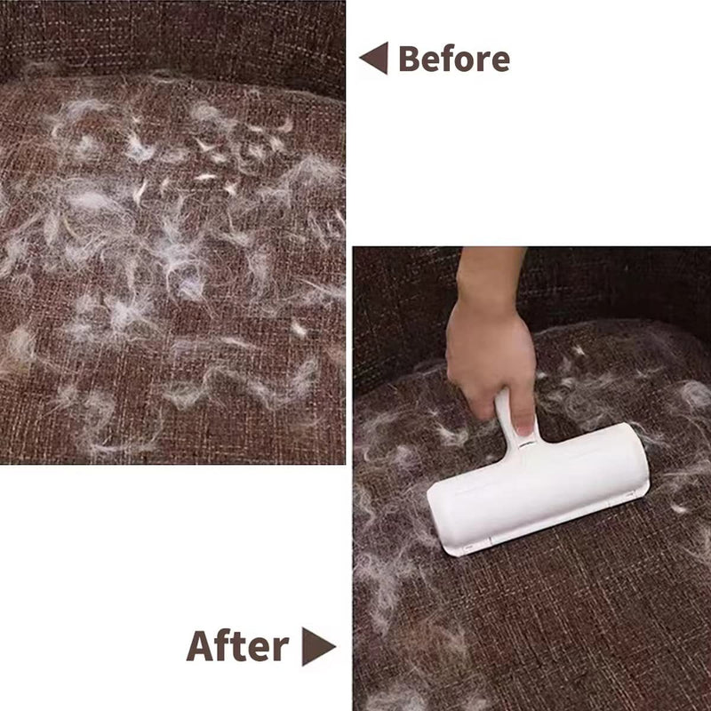 2-Way Dog Cat Pet Hair Roller Remover Lint Brush Comb Brush