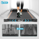 Walking Pad Under Desk Treadmill LED Display and Remote Control Portable Treadmill