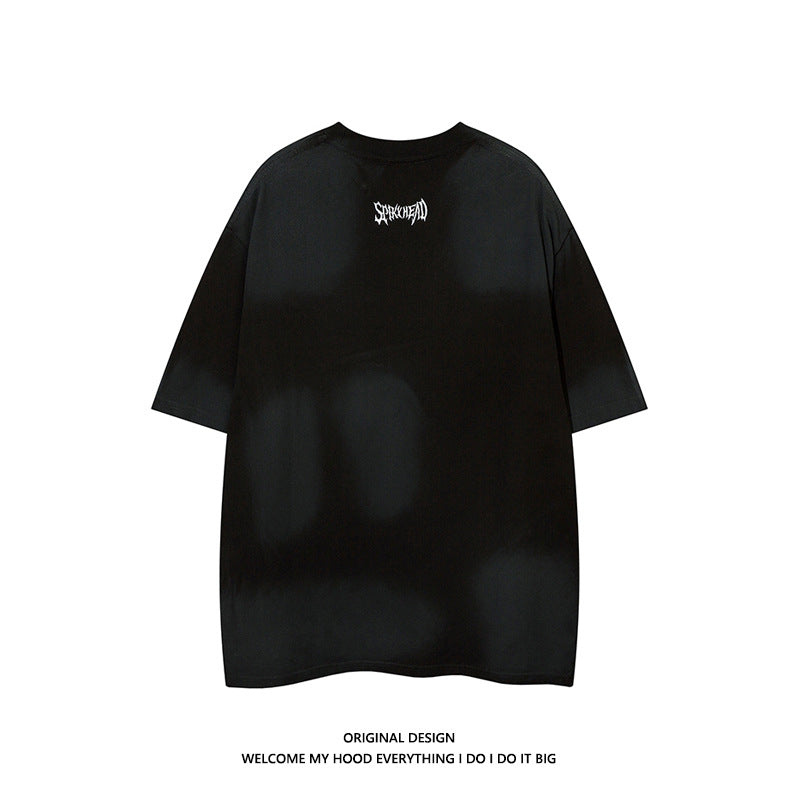 SPIKYHEAD - Oversized Embroidered T-Shirt