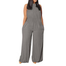 Women's Wide-leg Sleeveless Jumpsuit