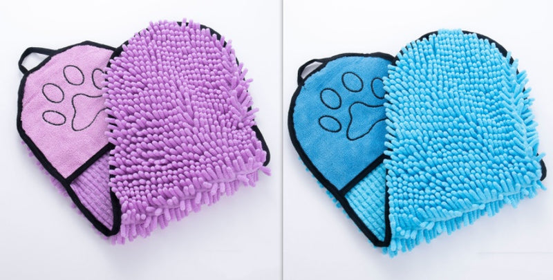 Dogs Cats Towels Super Absorbent Microfiber Bathrobe Bath Quick-Drying