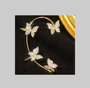 Fashion Earring Butterfly Ear Clip And Ear Hook