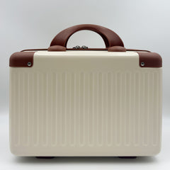 14-inch hand-held suitcase, mini boarding makeup souvenir, double-handle lightweight storage box