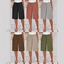 Women's pocket casual five-inch shorts for women