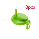 Soda Cola Can Lid with Straw Reusable Can Stopper For Soda Beer Drinks Juice Fits Standard Coke Can