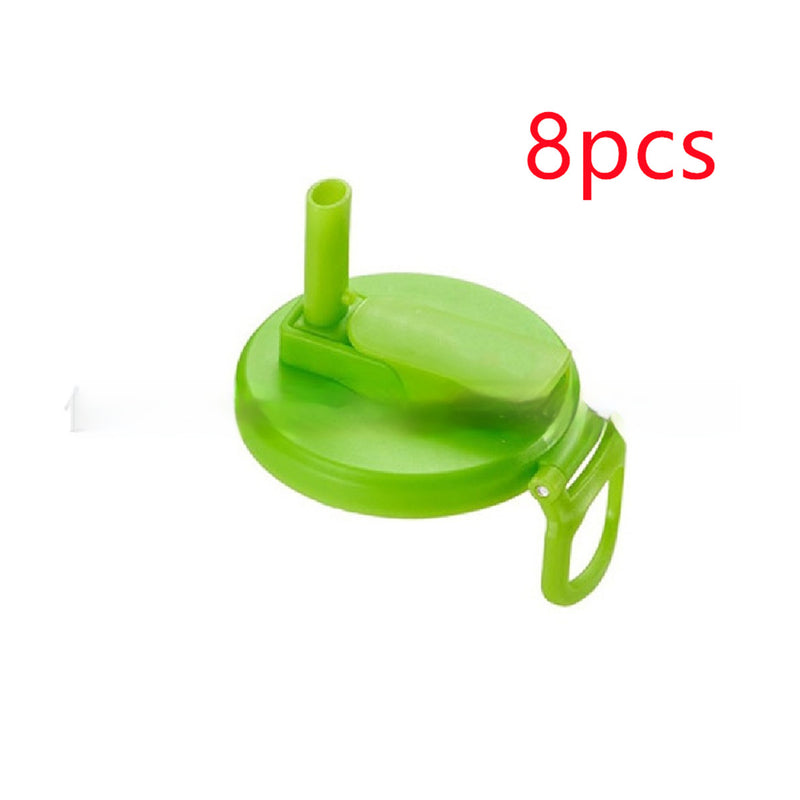 Soda Cola Can Lid with Straw Reusable Can Stopper For Soda Beer Drinks Juice Fits Standard Coke Can