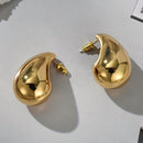Women Golden drop earrings niche design for with a high-end and cool style earrings