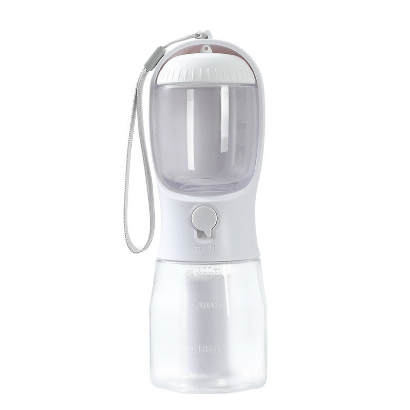 Dog Drinking Food Water Cup Garbage Bag Three-in-one Portable Small Multi-functional Holder