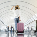 Vertical Striped Four In One Suitcase