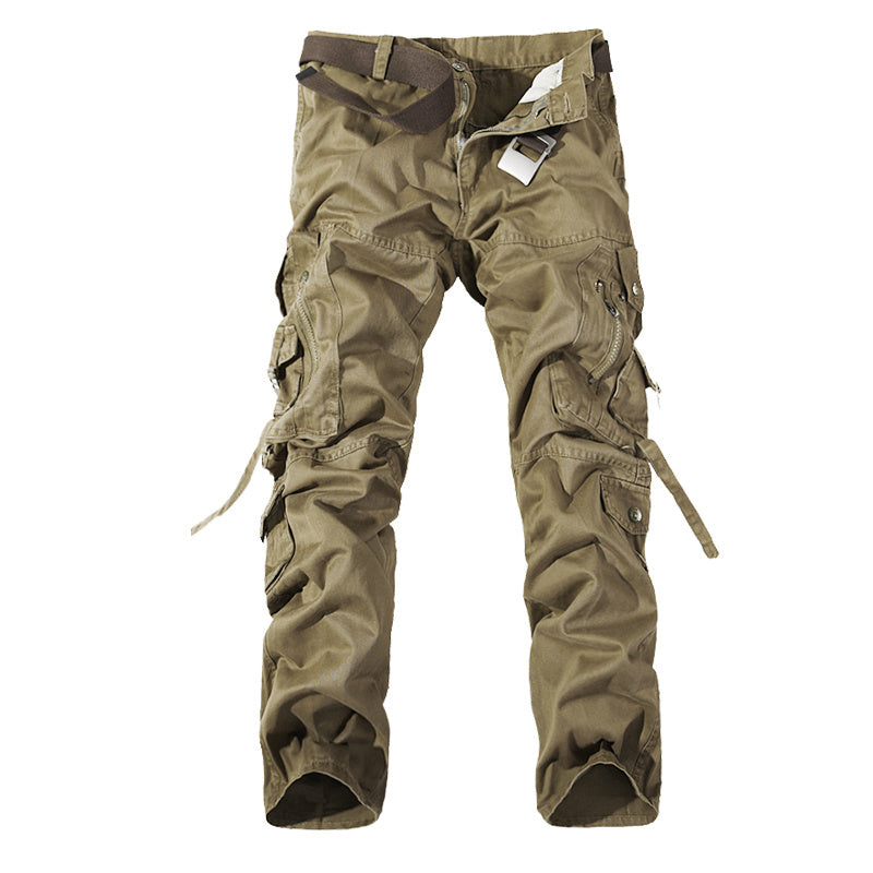 Men's Multi-pocket Cargo Pants Washed Hot Cargo Pants