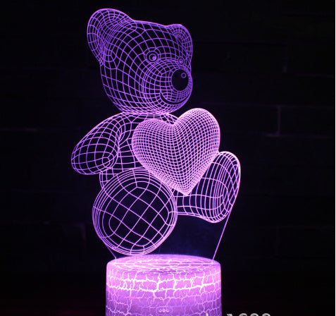 3D Lamp Acrylic USB LED Night Lights Neon Sign Lamp Decorations