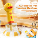 Pet electric body wash bubble machine, a cleaning device for bathing and bubbling, suitable for dogs and cats