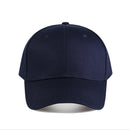 High-end pure cotton six-piece hardtop baseball cap for men and women with printed words and embroidery
