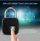 Fingerprint smart padlock anti-theft door lock outdoor door padlock luggage lock