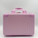 14-inch hand-held suitcase, mini boarding makeup souvenir, double-handle lightweight storage box