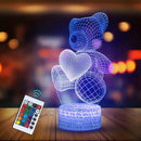 3D Lamp Acrylic USB LED Night Lights Neon Sign Lamp Decorations
