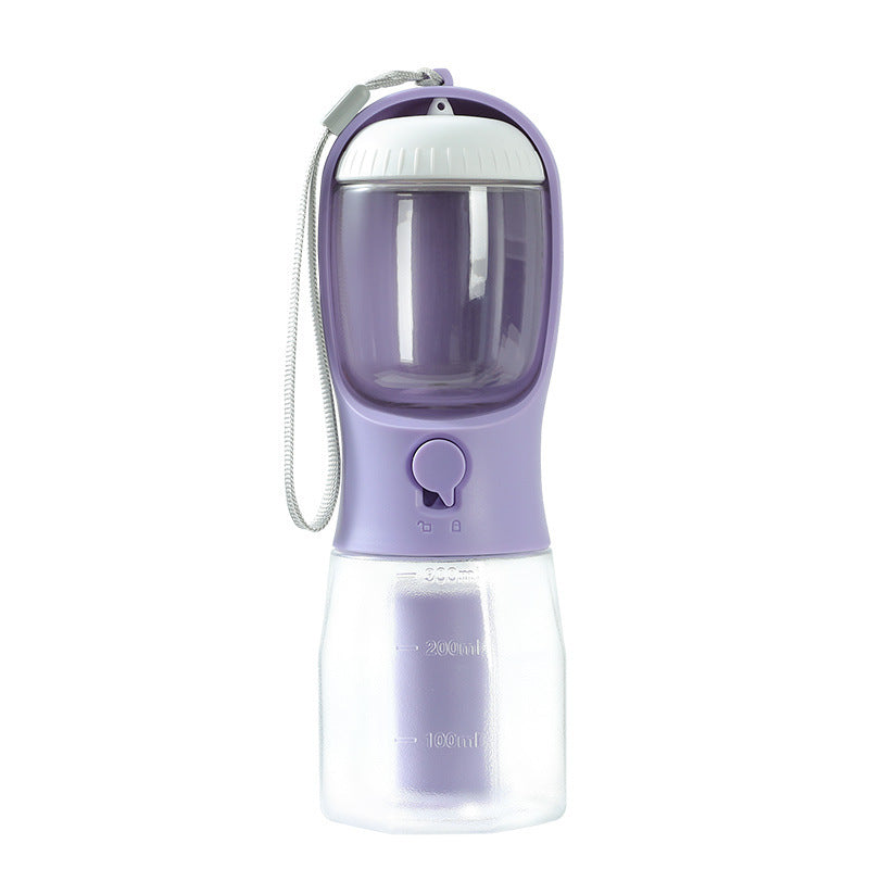 Dog Drinking Food Water Cup Garbage Bag Three-in-one Portable Small Multi-functional Holder