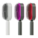 Self Cleaning Hair Brush For Women One-key Cleaning Hair Loss Airbag Hairbrush